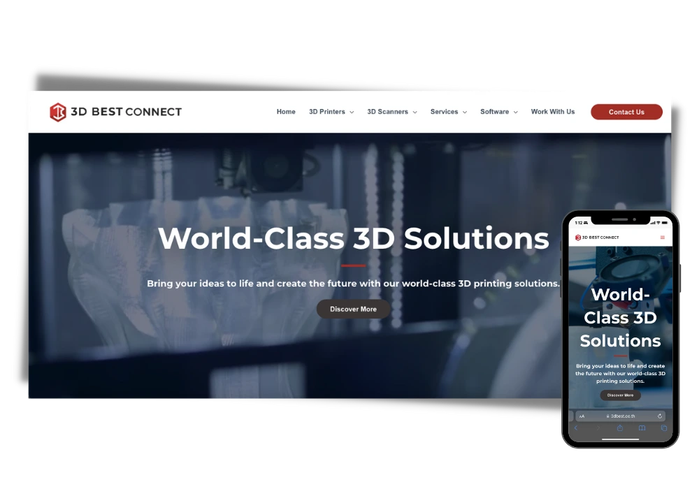 3D Best Connect Website by DigiSpace