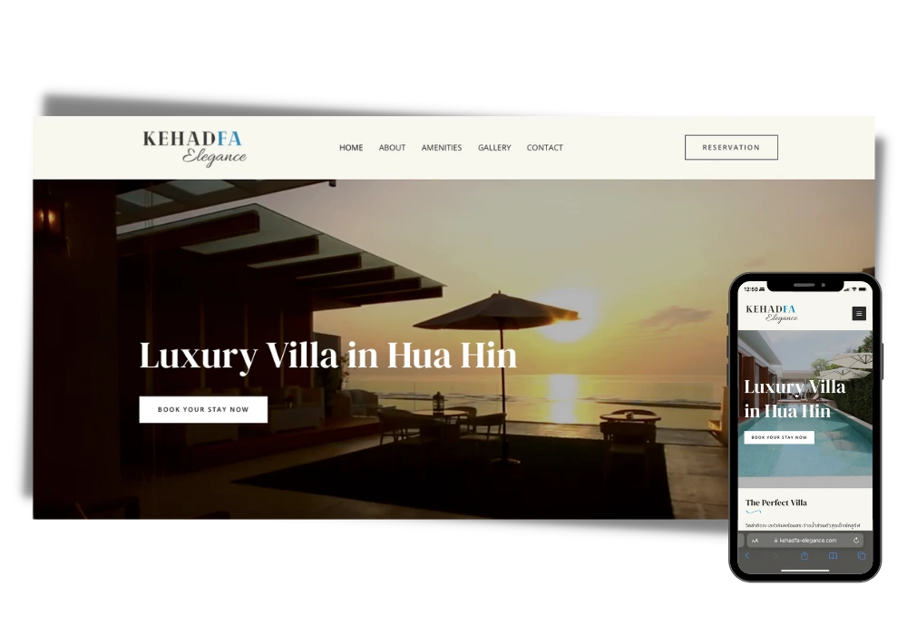 Kehadfa Elegance Website by DigiSpace
