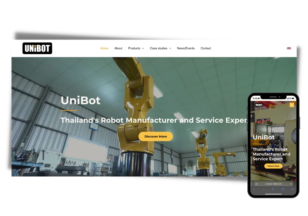 UniBot Website by DigiSpace